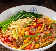 Stir-Fried Spicy Chicken Offal Noodles