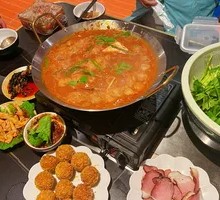 Tofu and Rice Ball Hot Pot