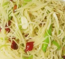 Spicy Pepper and Potato Shreds