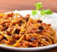 Fish-Flavored Shredded Pork Rice Bowl