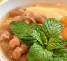 Taiwanese Tofu Pudding with Taro Balls