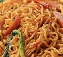 Ham Mushroom Egg Steamed Noodles
