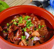 Blood Cake with Intestines