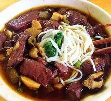 Pickled Chili Duck Blood Noodles
