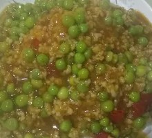 Stewed Pork and Peas Rice