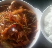 Pork Head Meat with Rice