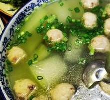 Winter Melon and Pork Dumpling Soup