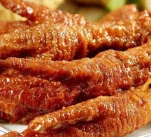 Braised Chicken Feet with Tiger Skin
