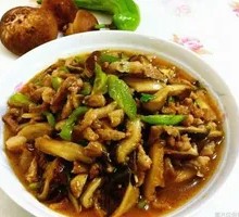 Shiitake Mushroom and Pork Strips