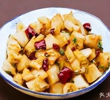 Sweet and Sour Lotus Root Cubes