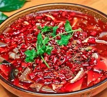Spicy Dan Dan Noodles with Blood Sausage