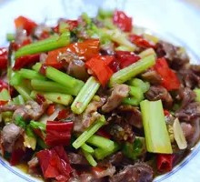 Pickled Pepper Chicken Offal Rice