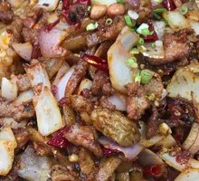 Spicy Pork Intestines Stir-fry