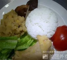 Chicken and Soybean Soup Rice