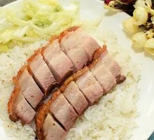 Pork Foot and Meat Roll Rice
