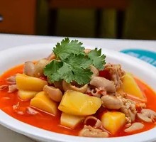 Potato Braised Pig Intestine with Rice