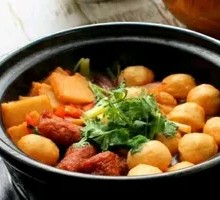 Braised Fish Ball Pot