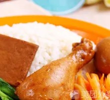 Chicken Leg and Intestine Rice