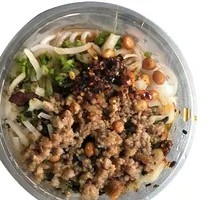 Minced Pork with Sweet Potato Noodles