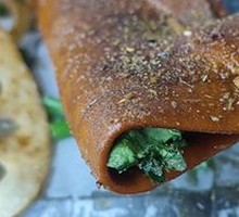 Oil-soaked tofu skin