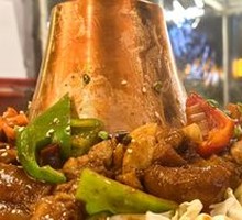 Copper Pot Pork Trotter and Chicken Stew