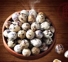 Salt-Baked Quail Eggs