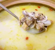 Stewed Chicken with Pig's Tripe