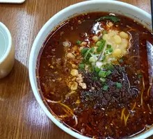 Spicy Broad Noodles with Pea Paste