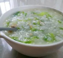 Minced Meat and Vegetable Porridge