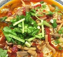 Chicken Offal Noodles