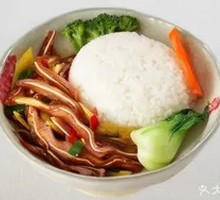 Stir-fried Pig Ear Rice
