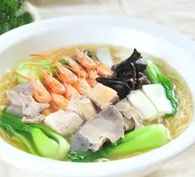 Clear Soup Three Delicacies Noodles