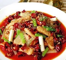 Sliced Fish with Spicy Sauce