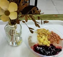 Blueberry Glutinous Rice Ball Ice Jelly