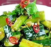Garlic Cucumber Salad