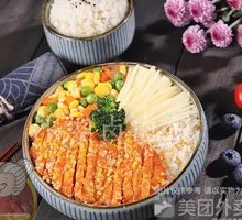 Star-shaped Large Chicken Cutlet Rice
