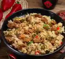Bold Roasted Pepper Beef Fried Rice