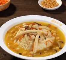Signature Mushroom Tofu Rice Soup