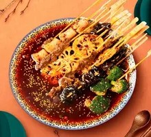 Spicy Meat Skewers in Broth