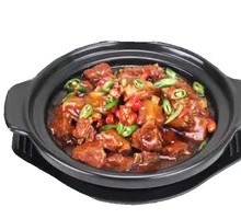 Braised Pork Rib Rice in Clay Pot