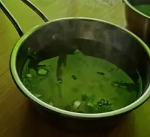 Sour Cabbage and Scallion Soup