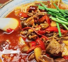 Spicy Pepper Chicken Offal Rice Noodles