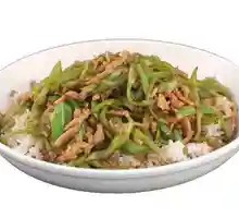 Bell Pepper and Pork Stir-Fry Rice Bowl