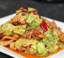 Sautéed Pork with Bok Choy