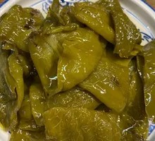 Braised Green Pepper with Tiger Stripes