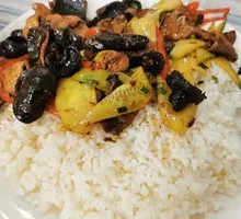 Pickled Pepper Pork Belly Rice