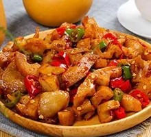 Sweet and Sour Lotus Root Cubes