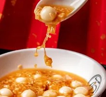 Red Sugar Fermented Rice Ball Soup