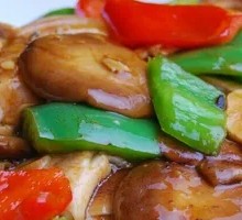 Shiitake Mushroom and Pork Slices