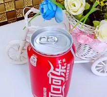 Garlic Shoots and Pork Rice with Coca-Cola